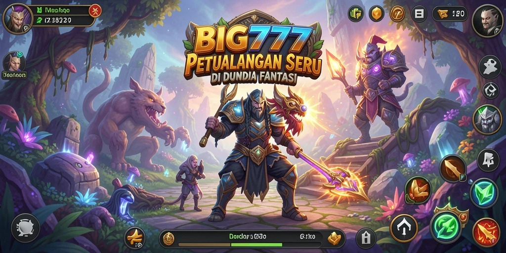 Tampilan gameplay BIG777 yang seru dan menantang di dunia fantasi.