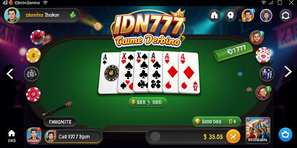 Tampilan gameplay seru dalam IDN777 yang menarik.