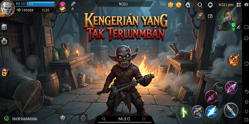 Tangkapan layar menampilkan gameplay menyeramkan N32.