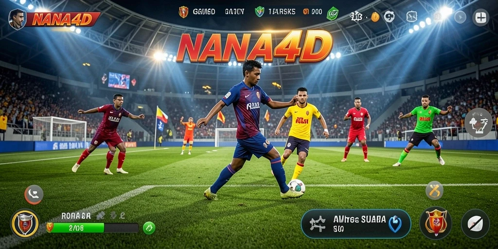 Tampilan gameplay NANA4D yang seru dan kompetitif.