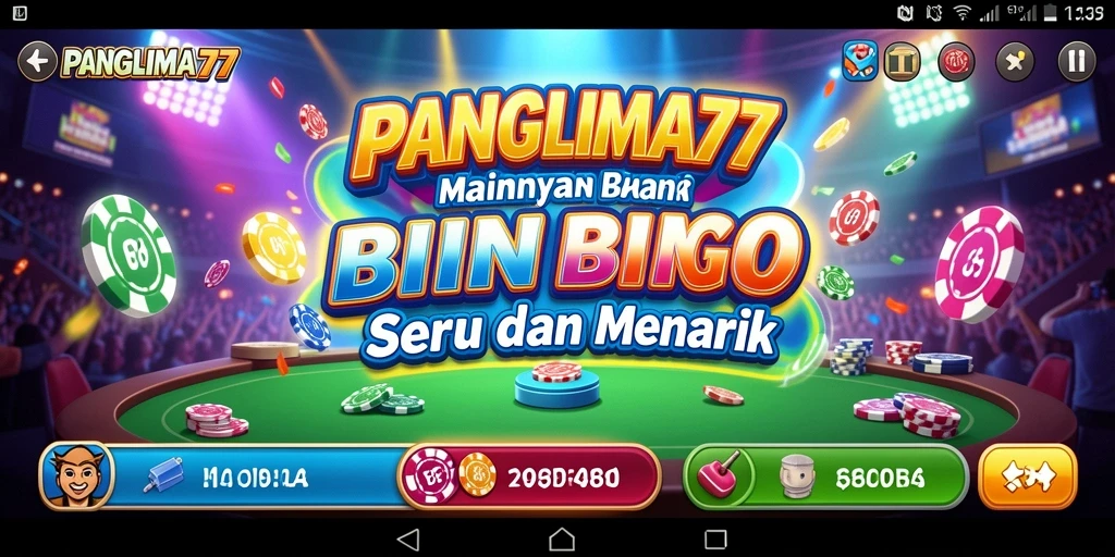 Tampilan gameplay seru dan interaktif dari PANGLIMA77.