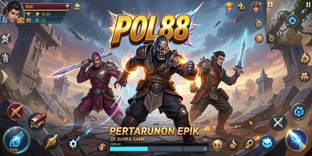 Tampilan screenshot POL88 menampilkan aksi pertarungan yang mendebarkan.