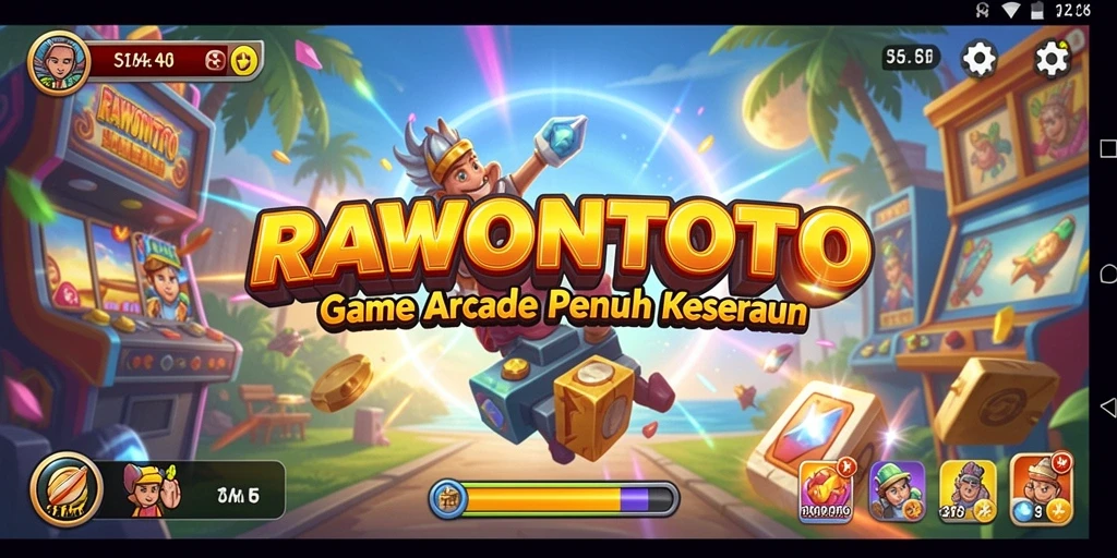Tampilan menarik dari gameplay RAWONTOTO yang seru.