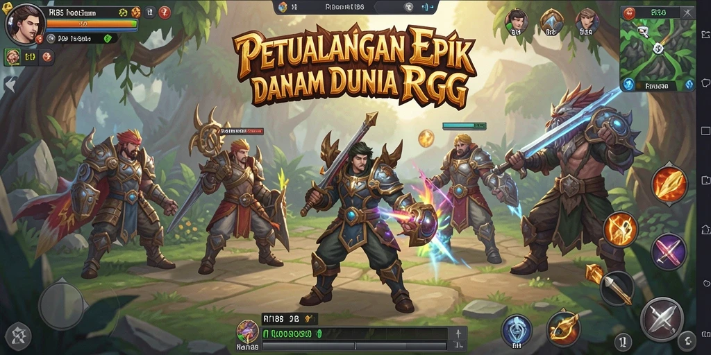 Tampilan gameplay menawan dari RI188 yang menampilkan pertarungan epik.