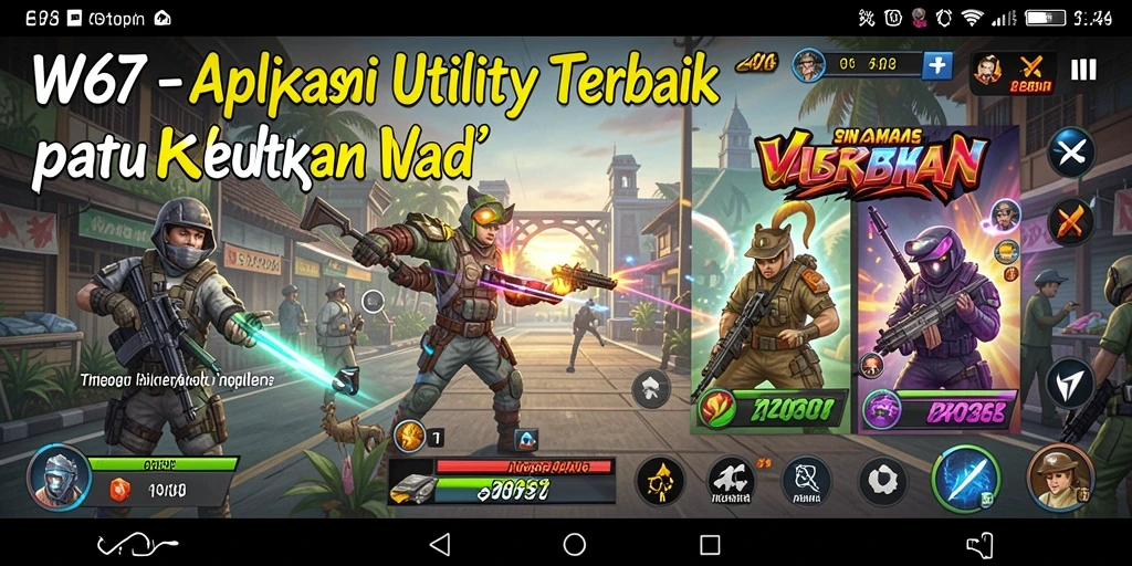 Tampilan antarmuka W67 yang sederhana dan fungsional.